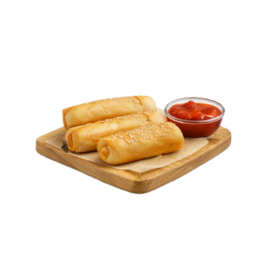 4 Pcs Homemade Chicken Mince Spring Rolls 