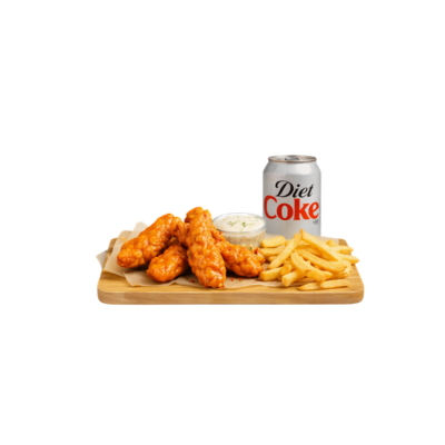 4 Pcs Chicken Dynamite Strips Meal 