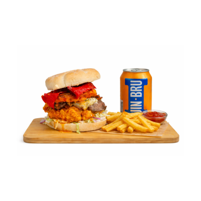 The Tripple Threat Burger Meal 
